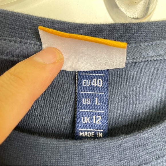 Ellesse Womens Alberta Cropped T-Shirt Navy, Large - Picture 9 of 12